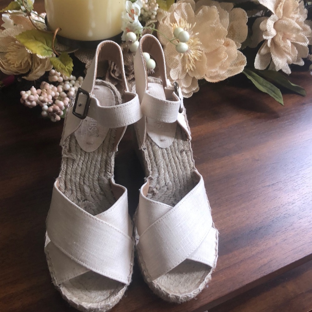Soludos wedge sandals size 7